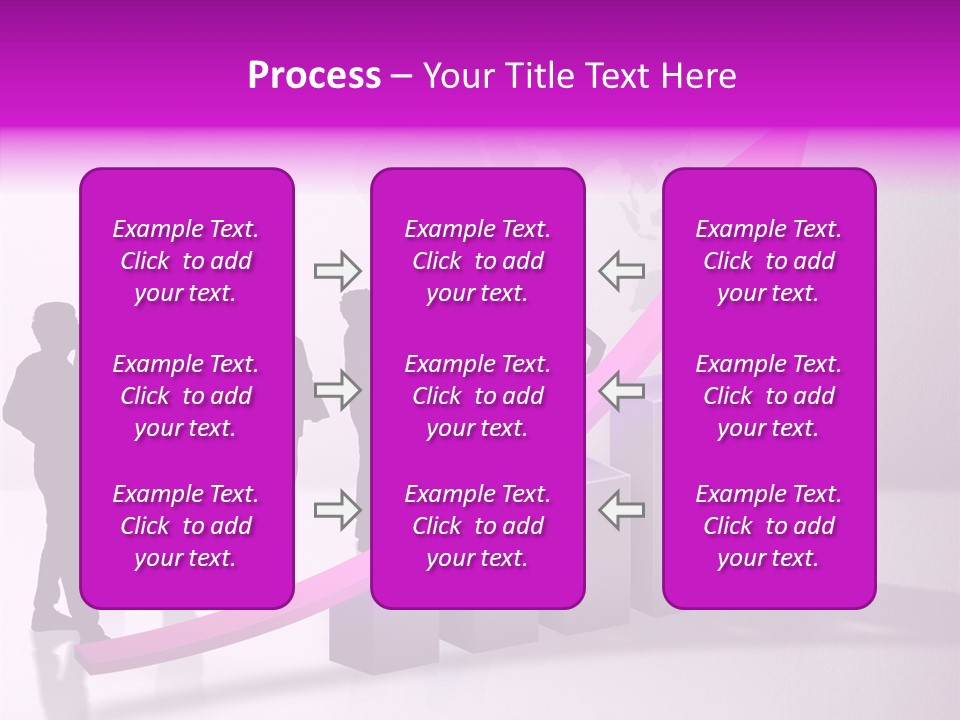 Comparative Purple Rising PowerPoint Template