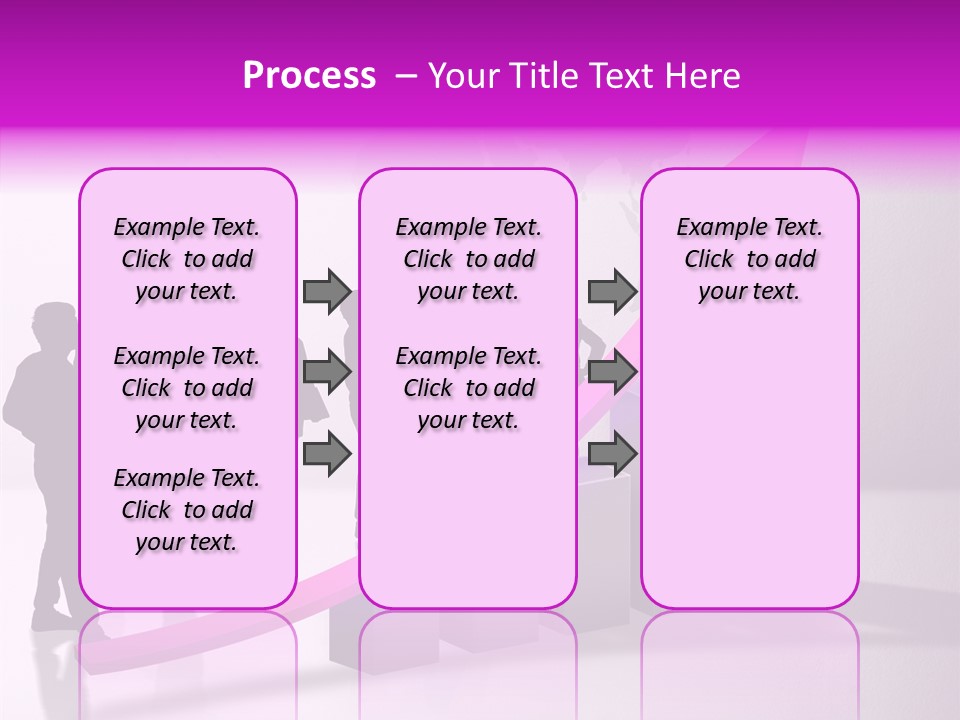 Comparative Purple Rising PowerPoint Template