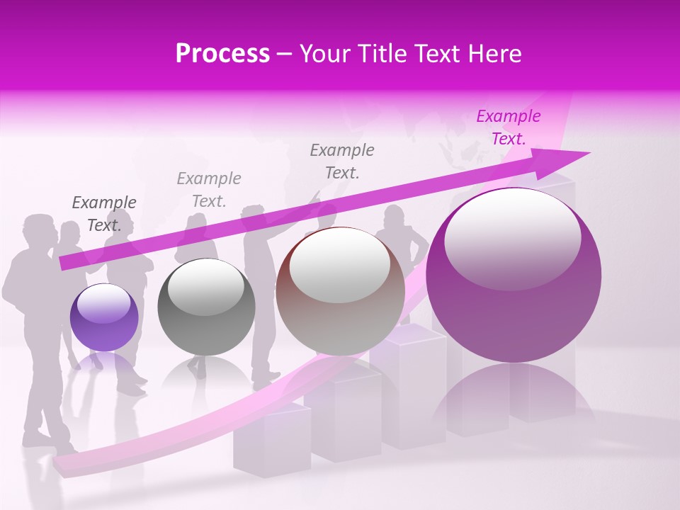 Comparative Purple Rising PowerPoint Template