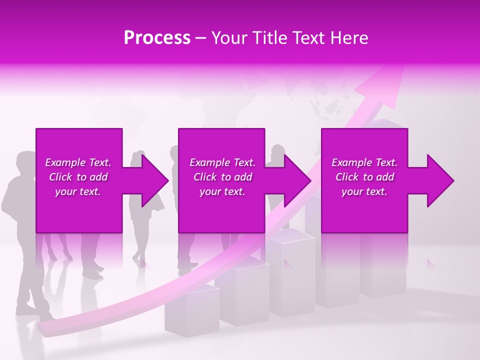 Comparative Purple Rising PowerPoint Template