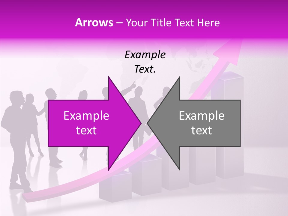 Comparative Purple Rising PowerPoint Template