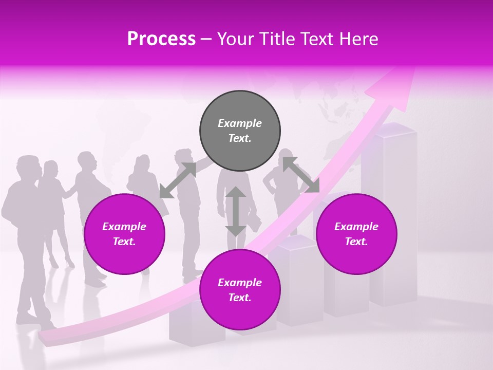 Comparative Purple Rising PowerPoint Template