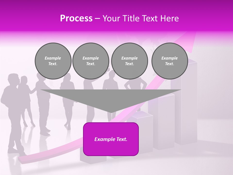 Comparative Purple Rising PowerPoint Template