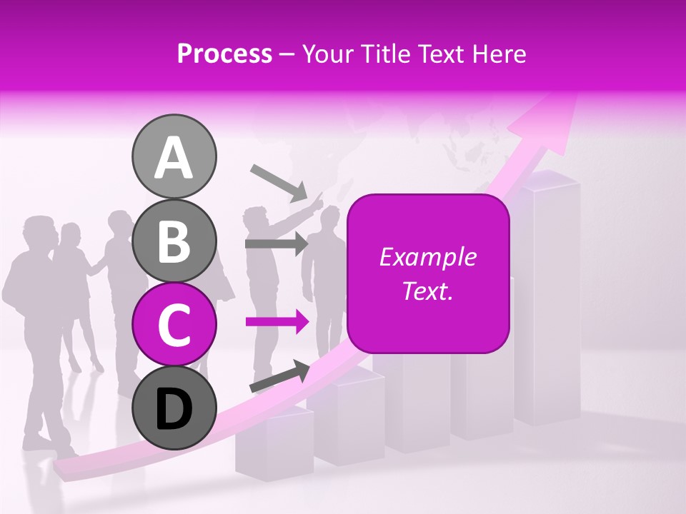 Comparative Purple Rising PowerPoint Template