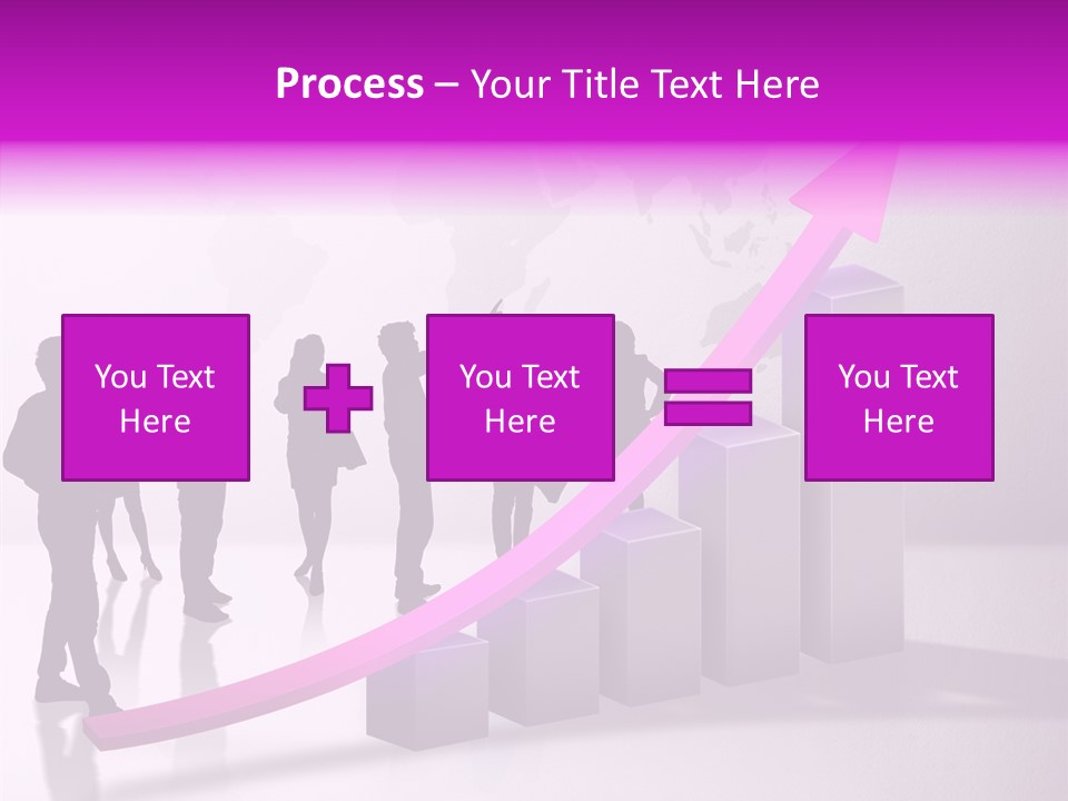 Comparative Purple Rising PowerPoint Template