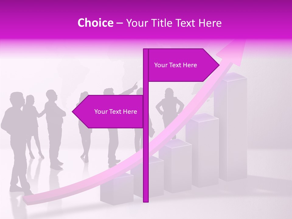 Comparative Purple Rising PowerPoint Template