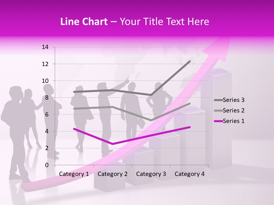Comparative Purple Rising PowerPoint Template