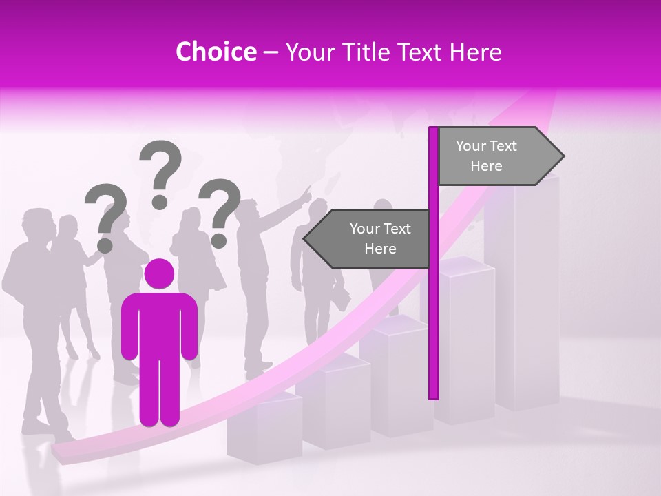Comparative Purple Rising PowerPoint Template