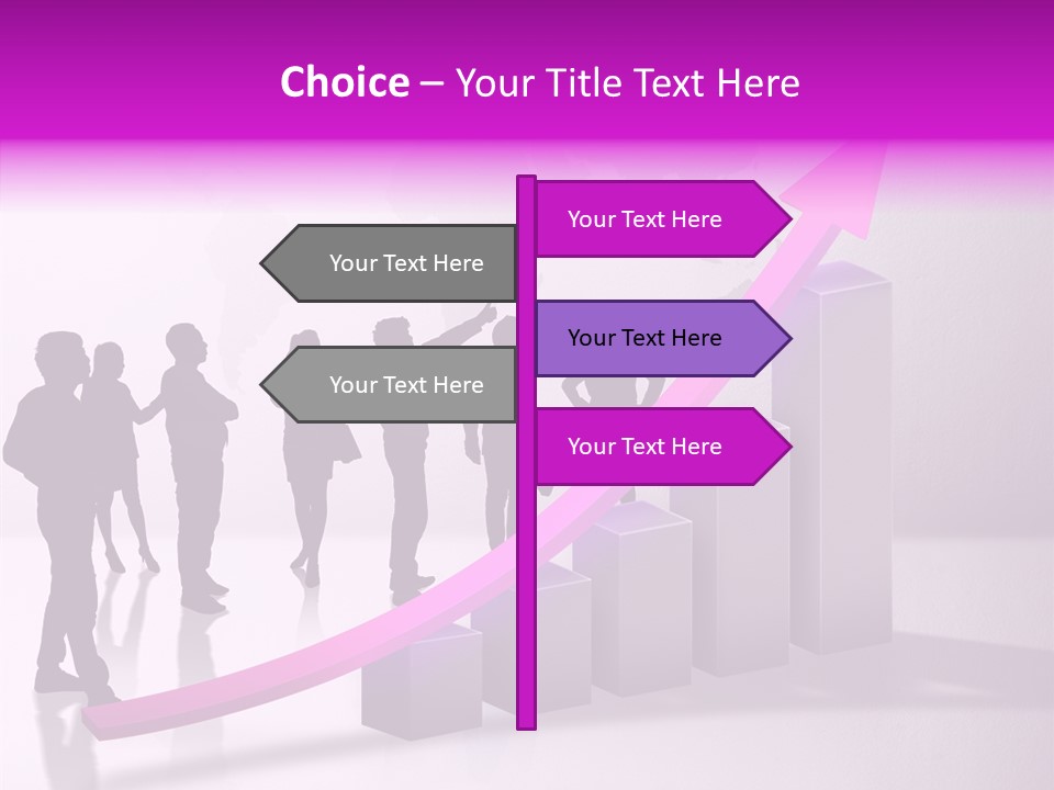 Comparative Purple Rising PowerPoint Template