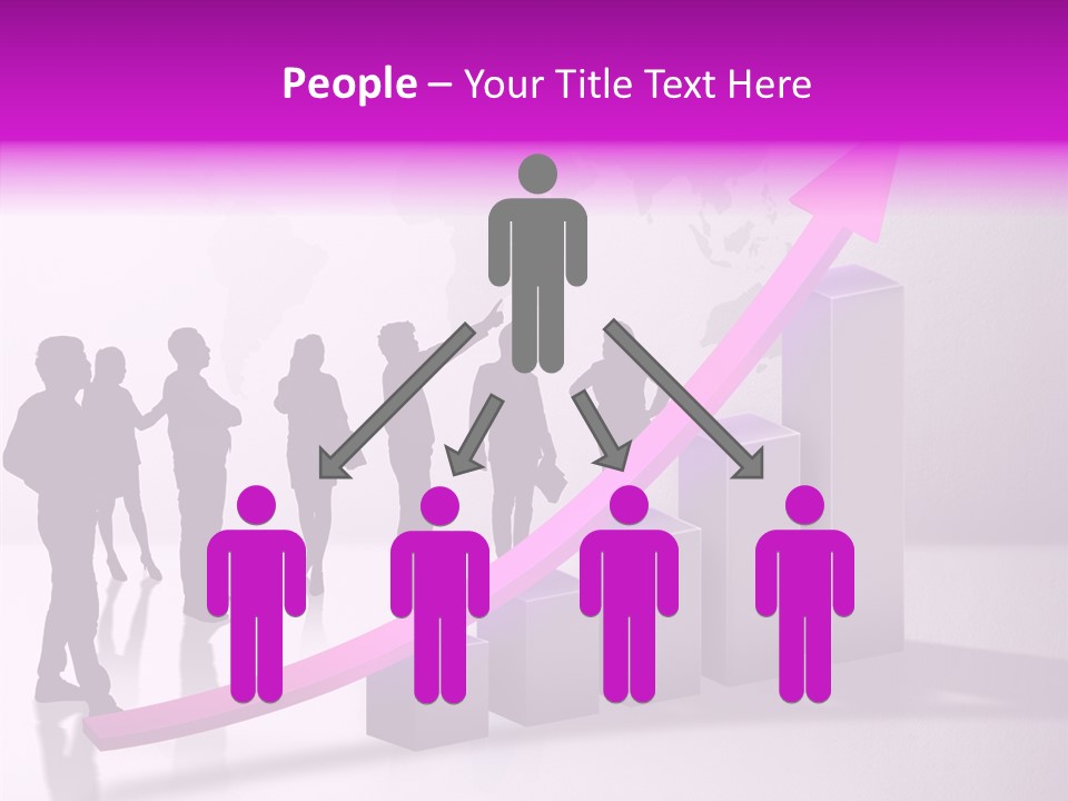 Comparative Purple Rising PowerPoint Template