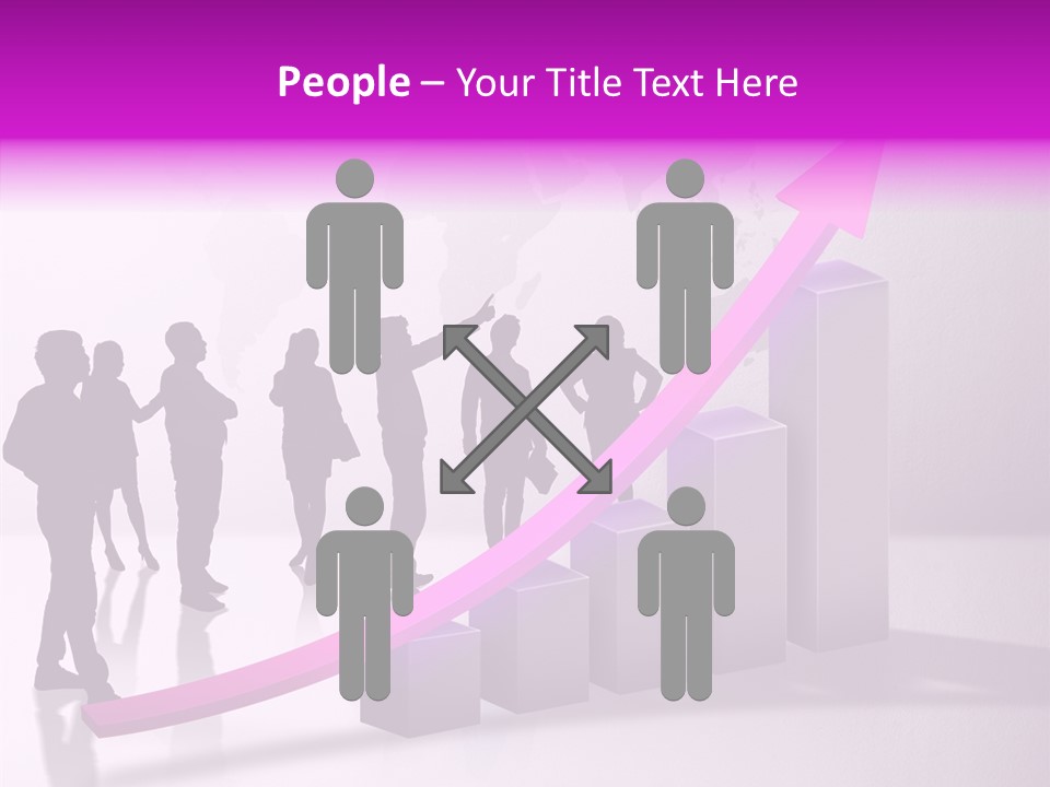 Comparative Purple Rising PowerPoint Template
