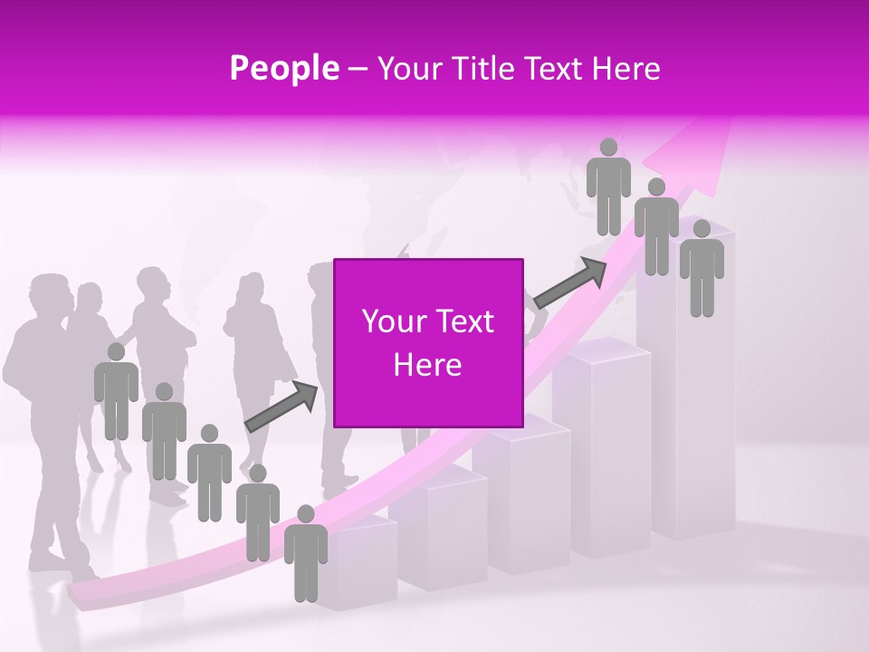 Comparative Purple Rising PowerPoint Template