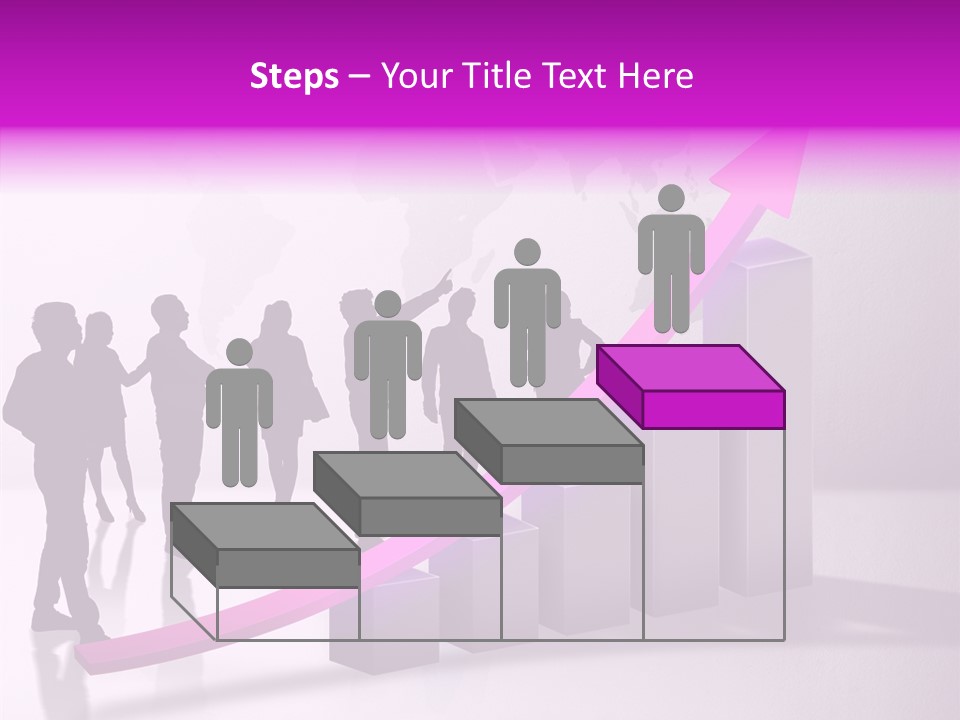 Comparative Purple Rising PowerPoint Template
