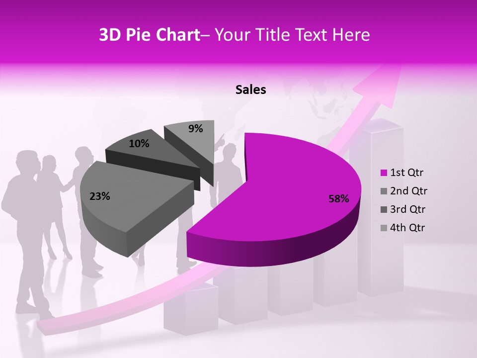Comparative Purple Rising PowerPoint Template