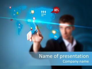 Global Fun Glowing PowerPoint Template