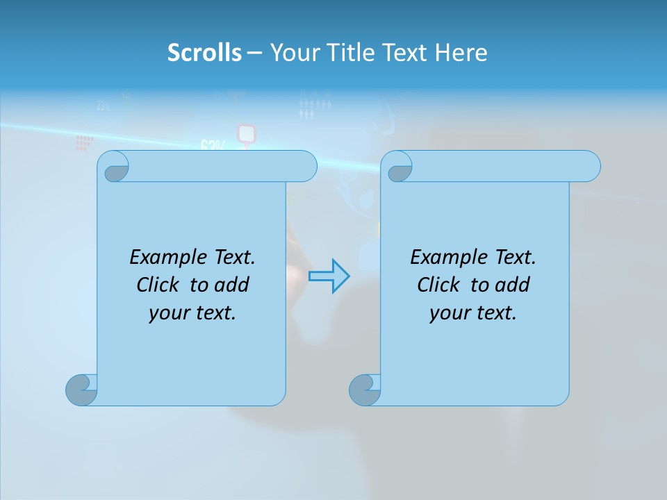 Global Fun Glowing PowerPoint Template