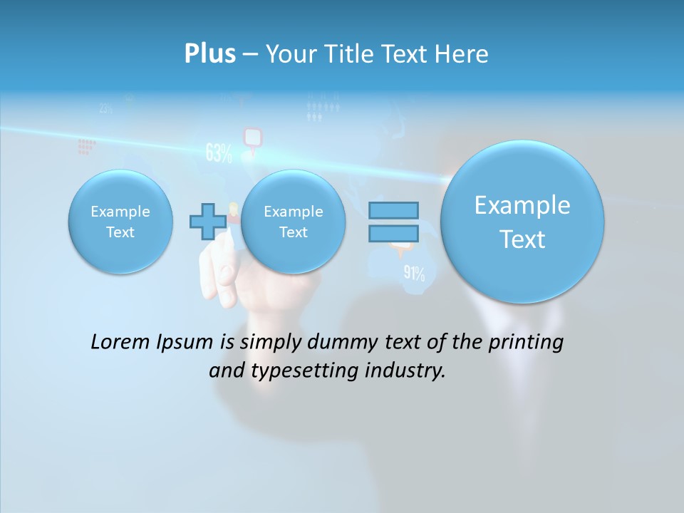 Global Fun Glowing PowerPoint Template