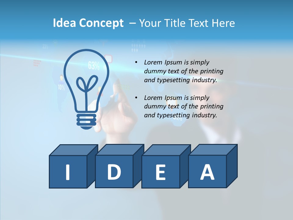 Global Fun Glowing PowerPoint Template