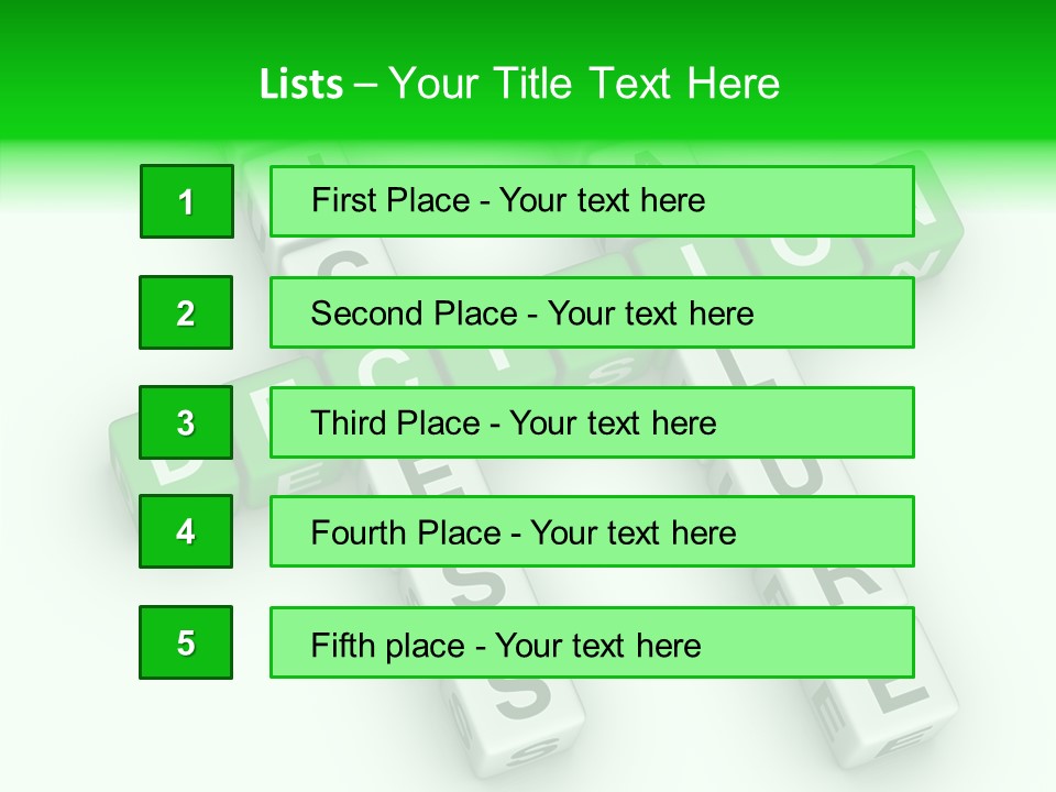 Symbol Isolated Success PowerPoint Template