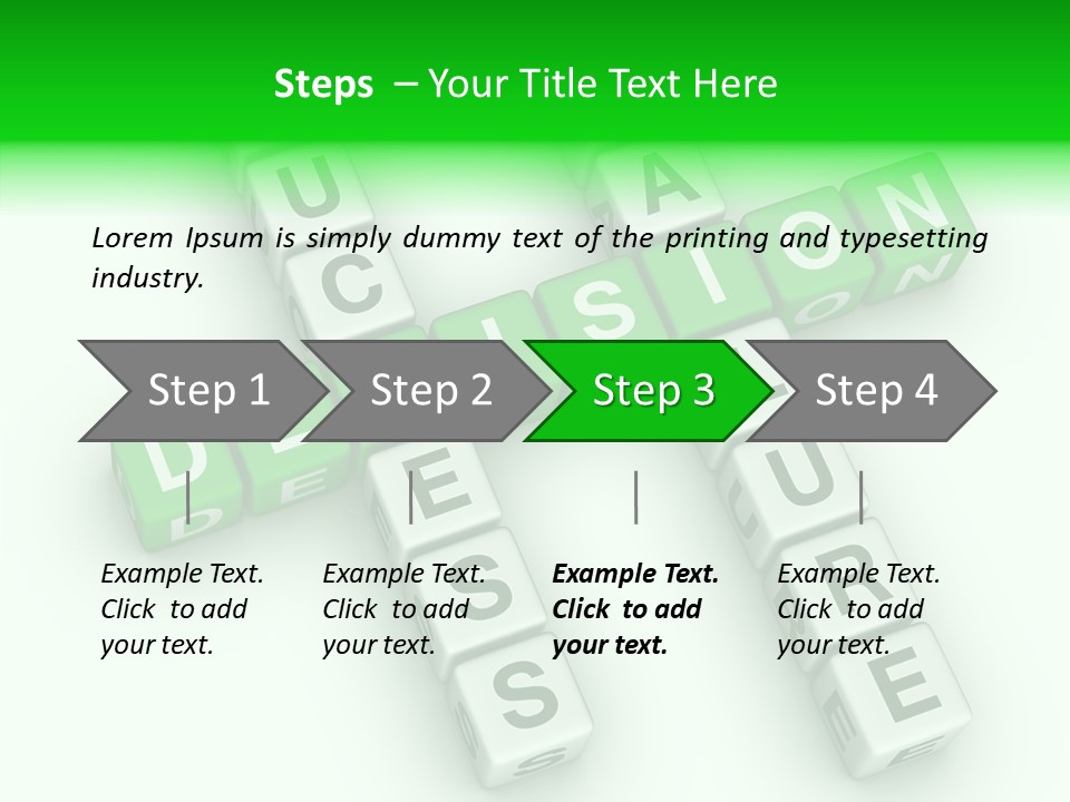 Symbol Isolated Success PowerPoint Template