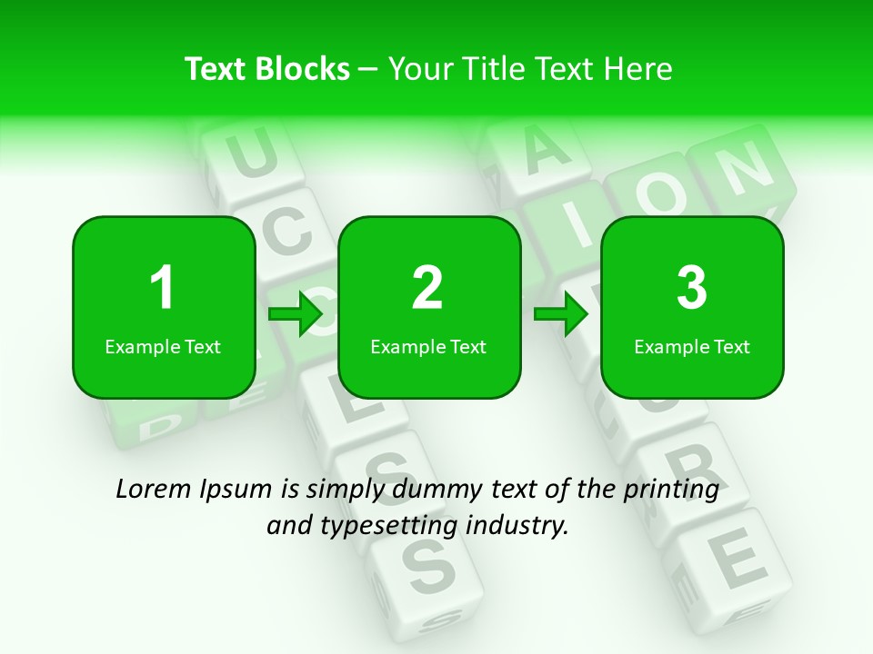 Symbol Isolated Success PowerPoint Template