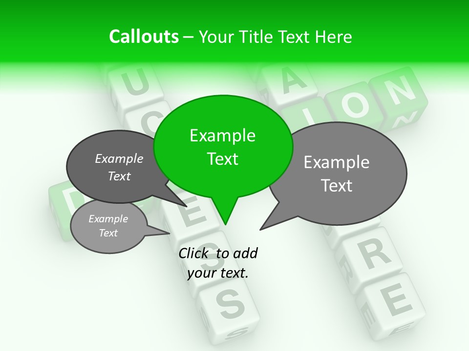 Symbol Isolated Success PowerPoint Template