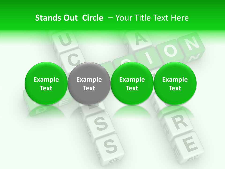 Symbol Isolated Success PowerPoint Template