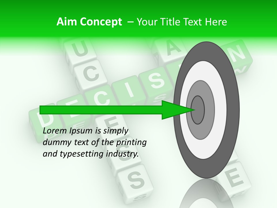 Symbol Isolated Success PowerPoint Template