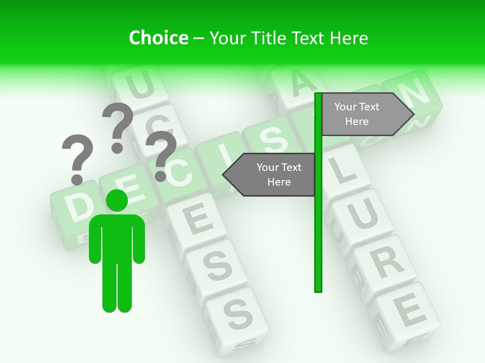 Symbol Isolated Success PowerPoint Template