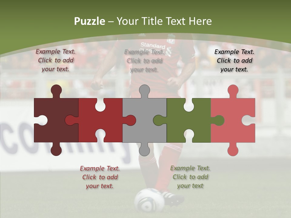 British Asian Soccer PowerPoint Template