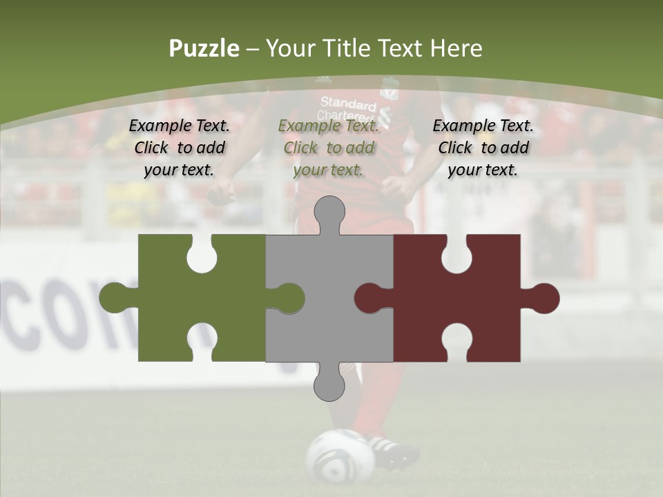 British Asian Soccer PowerPoint Template