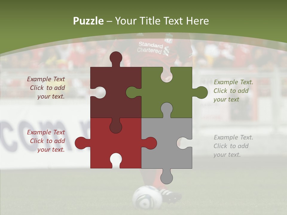 British Asian Soccer PowerPoint Template