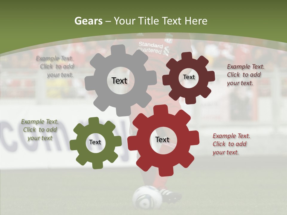British Asian Soccer PowerPoint Template
