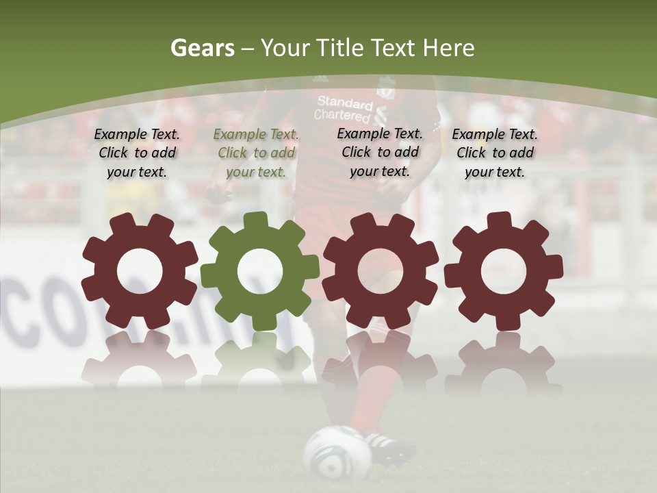 British Asian Soccer PowerPoint Template