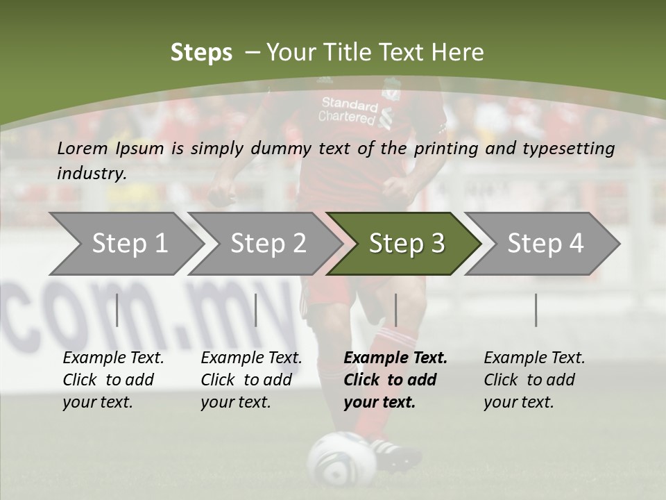 British Asian Soccer PowerPoint Template
