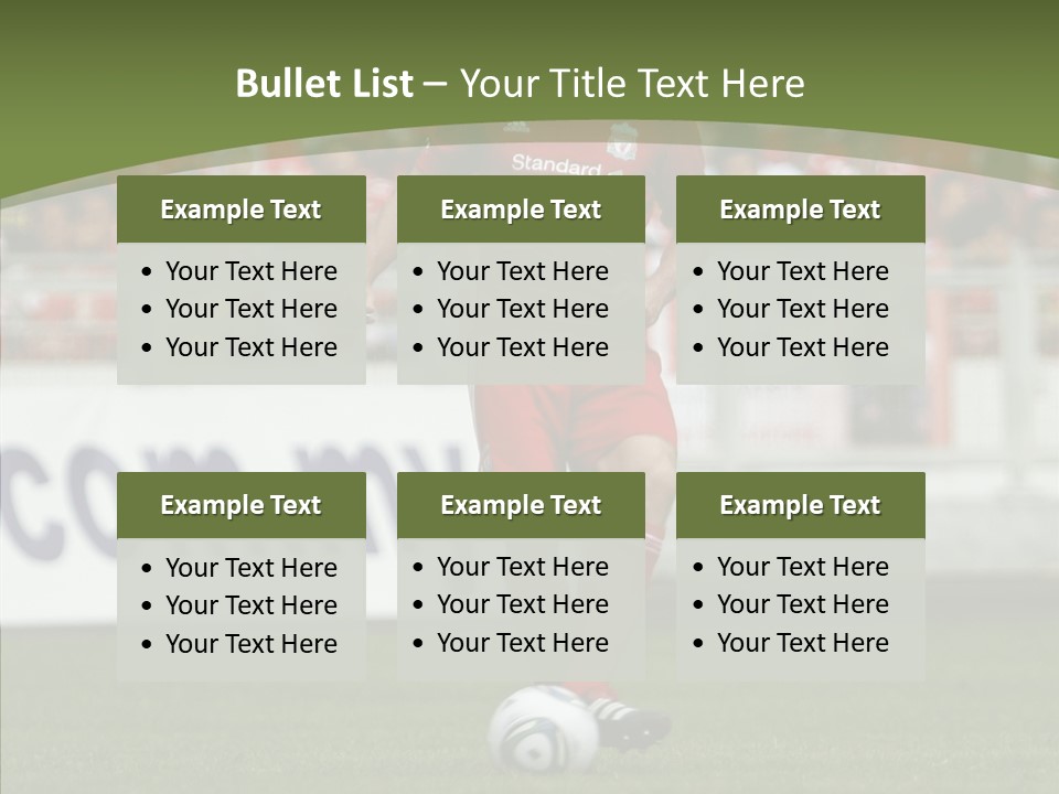 British Asian Soccer PowerPoint Template