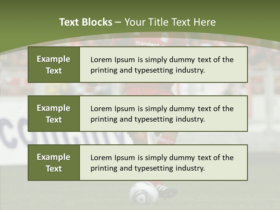 British Asian Soccer PowerPoint Template
