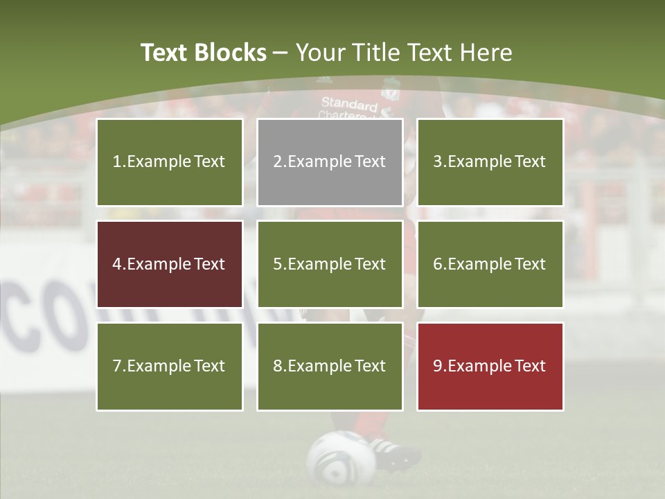 British Asian Soccer PowerPoint Template