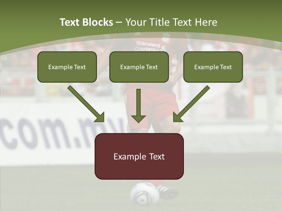British Asian Soccer PowerPoint Template