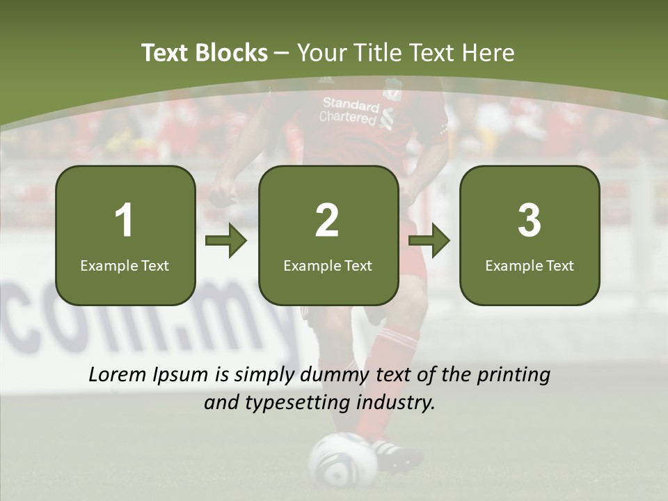 British Asian Soccer PowerPoint Template