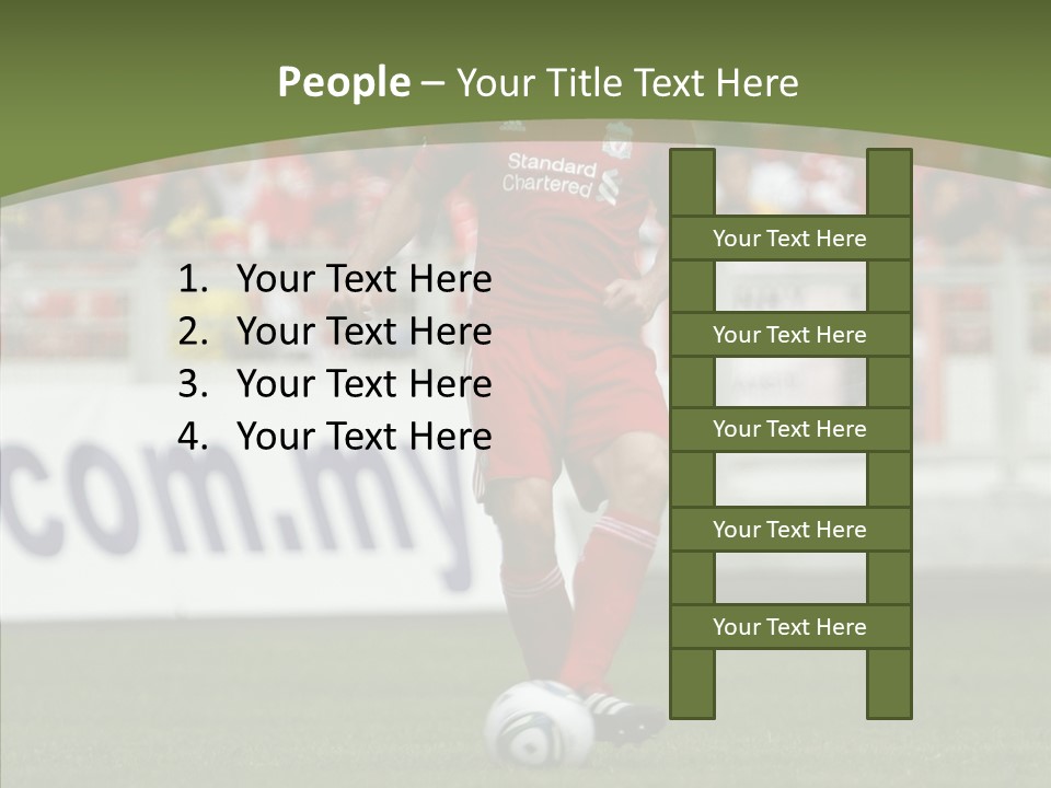 British Asian Soccer PowerPoint Template