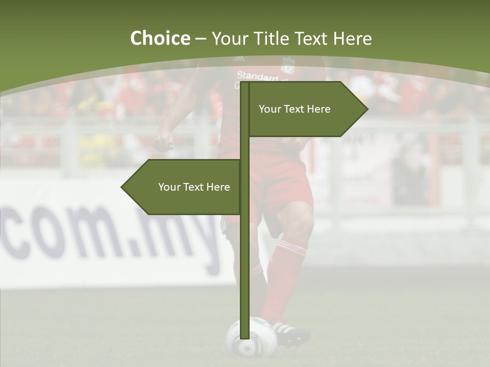 British Asian Soccer PowerPoint Template