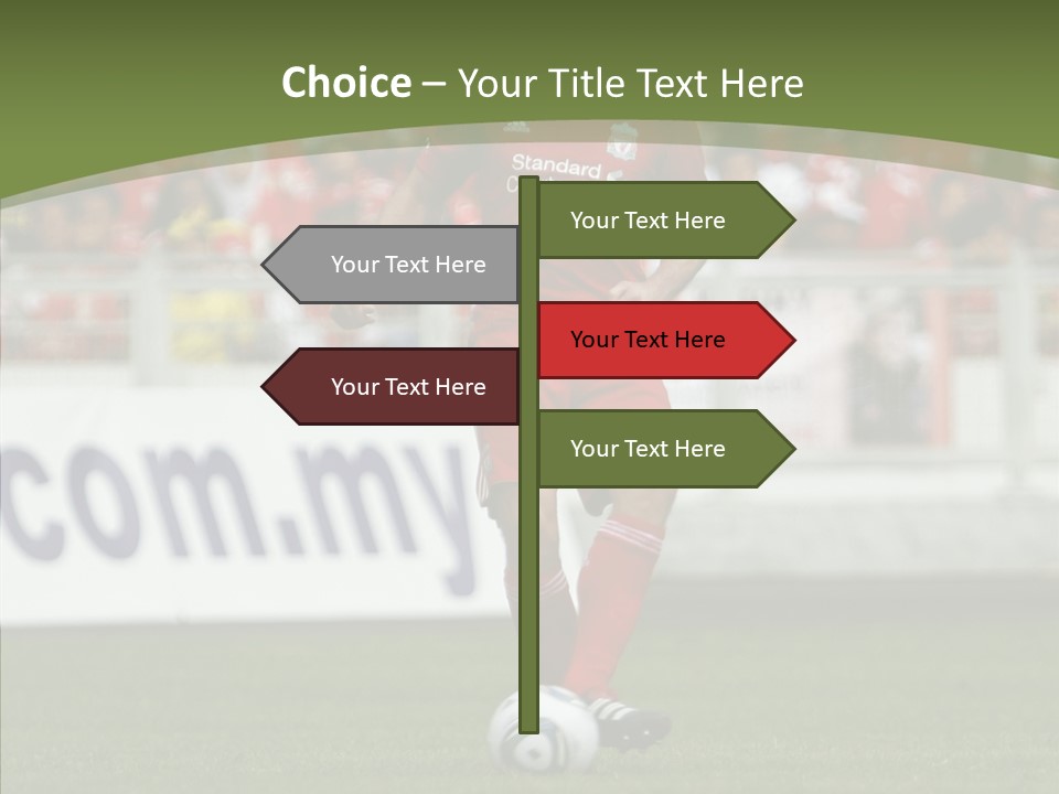 British Asian Soccer PowerPoint Template