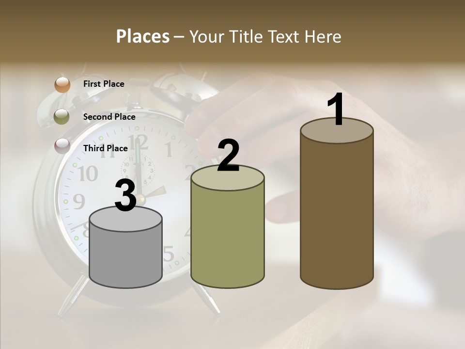 Men Bedroom Relaxation PowerPoint Template