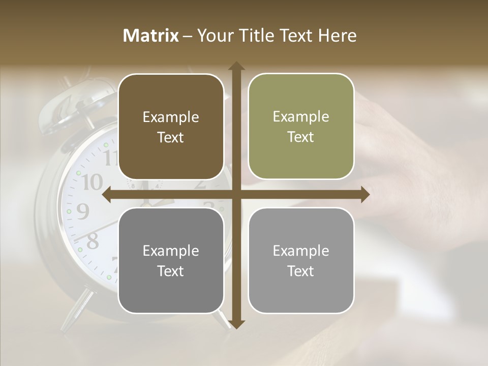 Men Bedroom Relaxation PowerPoint Template