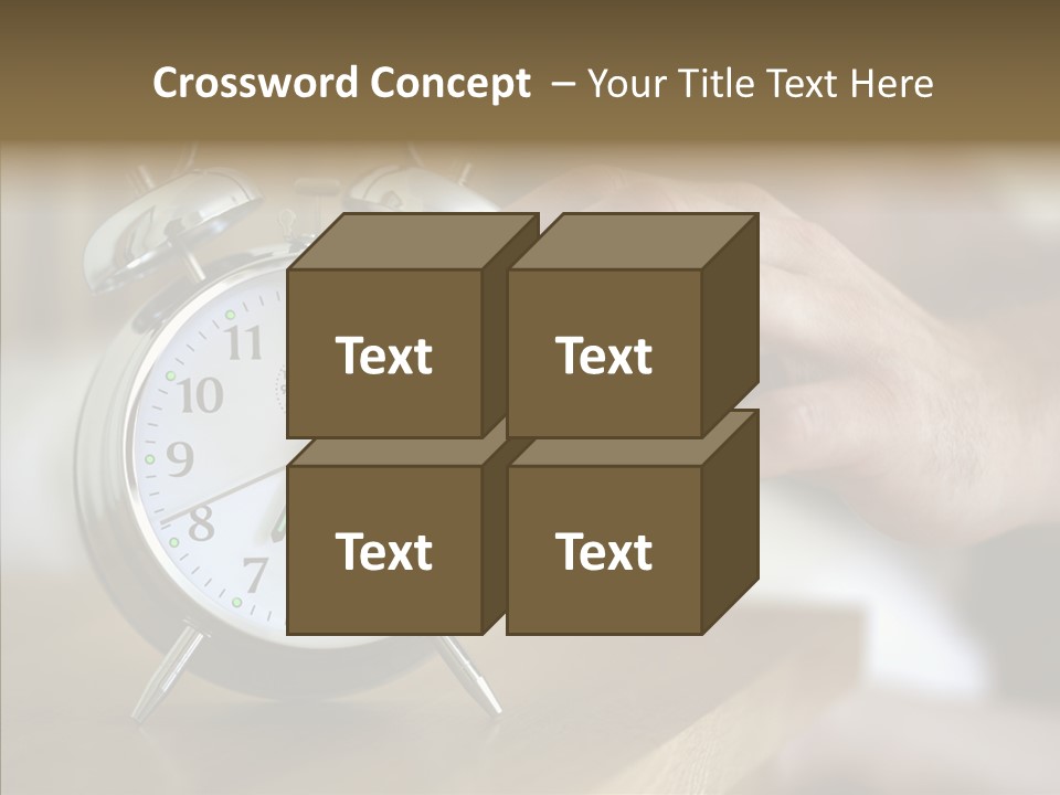 Men Bedroom Relaxation PowerPoint Template