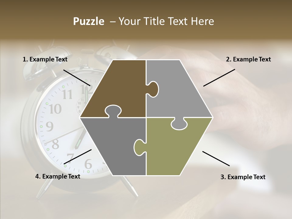 Men Bedroom Relaxation PowerPoint Template