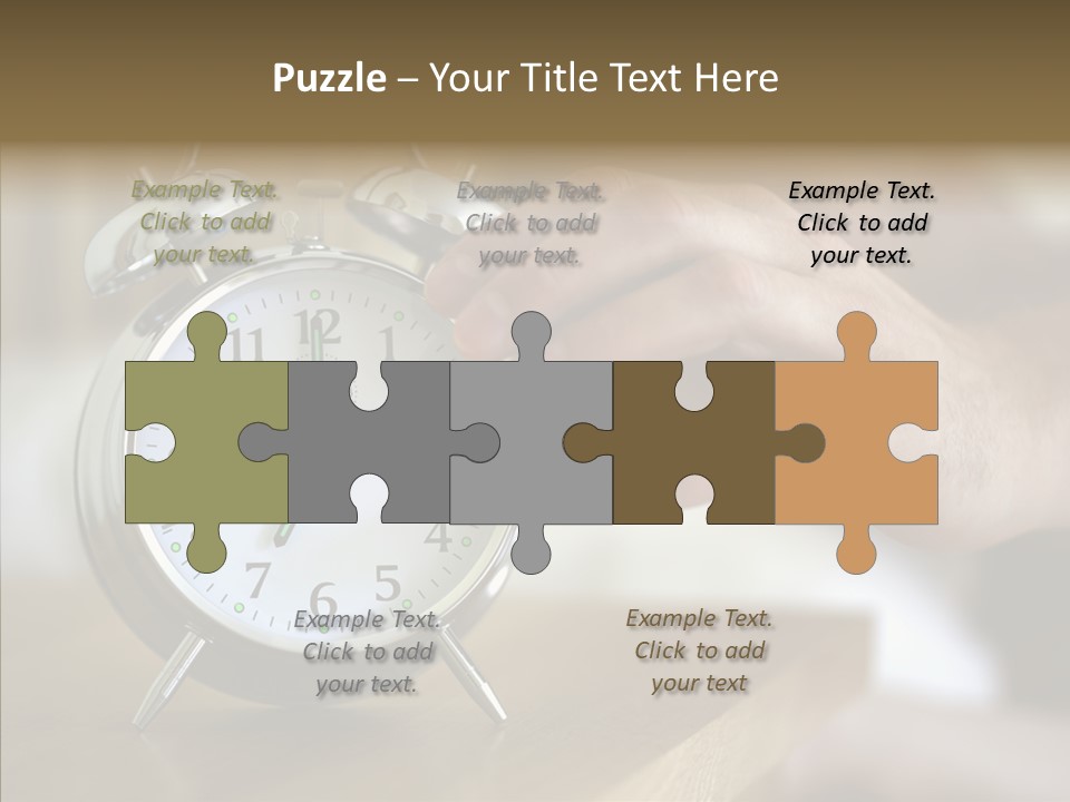 Men Bedroom Relaxation PowerPoint Template