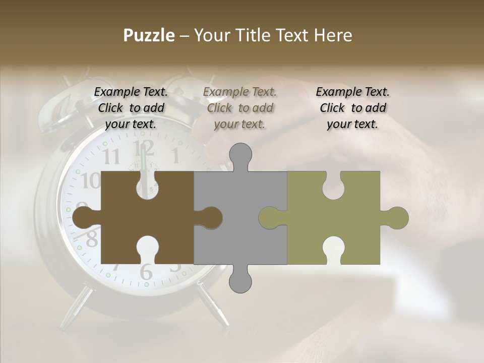 Men Bedroom Relaxation PowerPoint Template