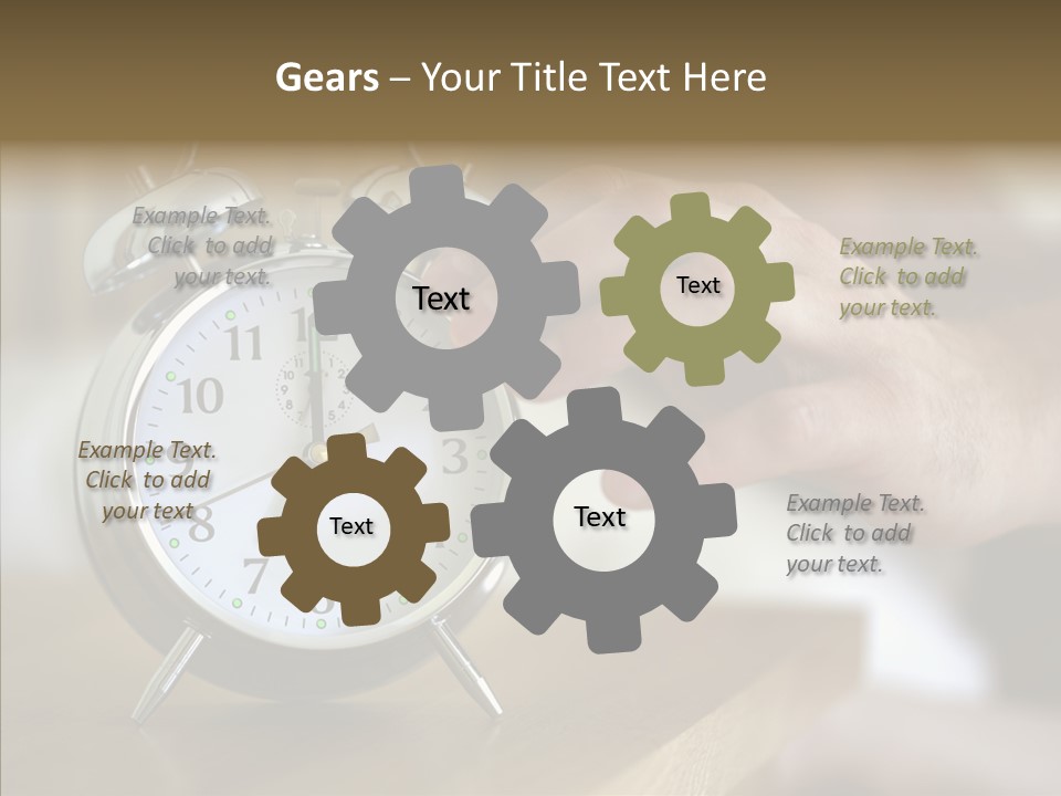 Men Bedroom Relaxation PowerPoint Template